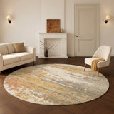 Dalyn Lumara LM1 Khaki Rug shown in a room