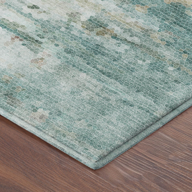 Dalyn Lumara LM1 Seafoam Rug corner detail
