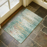 Dalyn Lumara LM1 Seafoam Rug shown in a room