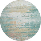 Dalyn Lumara LM1 Seafoam Rug round rug