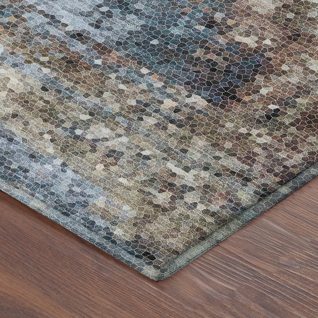 Dalyn Lumara LM2 Putty Rug corner detail