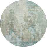 Dalyn Lumara LM2 Seafoam Rug round rug
