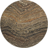 Dalyn Lumara LM3 Brown Rug round rug