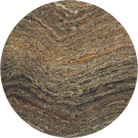 Dalyn Lumara LM3 Brown Rug round rug