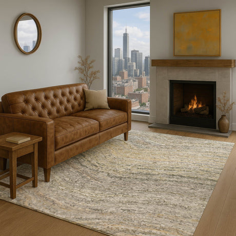 Dalyn Lumara LM3 Granite Rug shown in a room