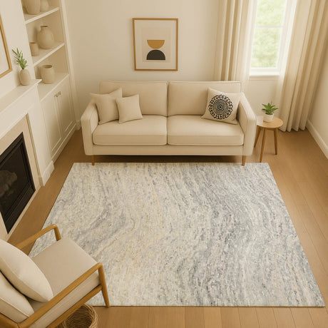 Dalyn Lumara LM3 Linen Rug shown in a room