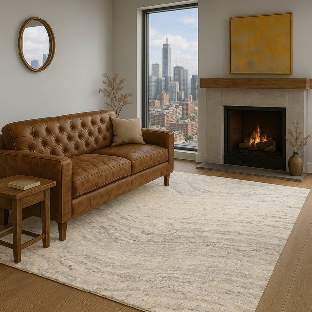 Dalyn Lumara LM3 Linen Rug shown in a room