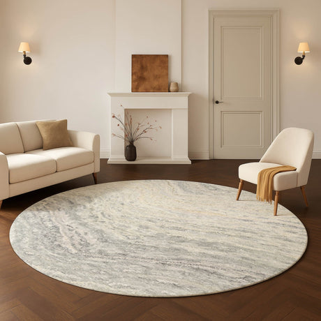 Dalyn Lumara LM3 Linen Rug shown in a room