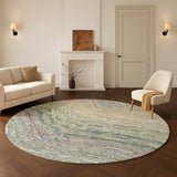 Dalyn Lumara LM3 Sage Rug shown in a room