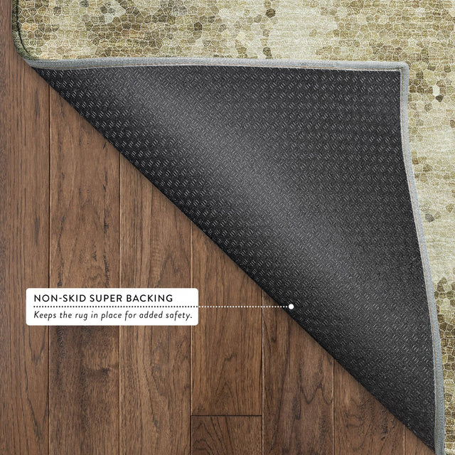 Dalyn Lumara LM4 Wheat Rug backing detail