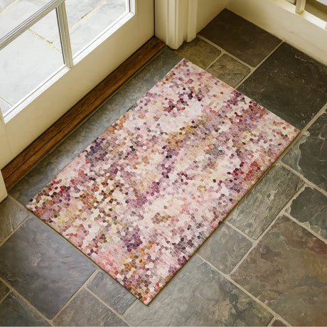 Dalyn Lumara LM5 Blush Rug shown in a room