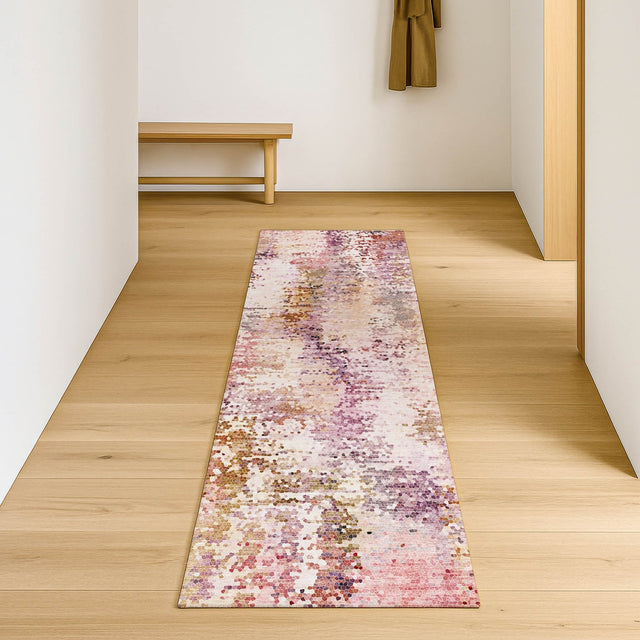 Dalyn Lumara LM5 Blush Rug shown in a room