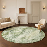 Dalyn Lumara LM5 Olive Rug shown in a room