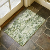 Dalyn Lumara LM5 Olive Rug shown in a room