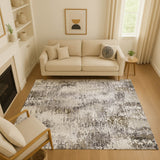Dalyn Lumara LM5 Putty Rug shown in a room