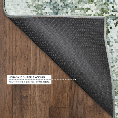 Dalyn Lumara LM5 Sage Rug backing detail