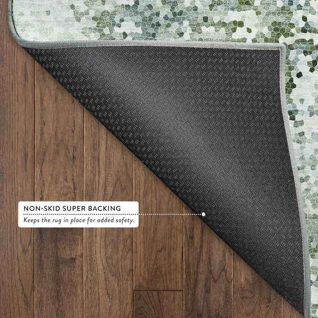 Dalyn Lumara LM5 Sage Rug backing detail