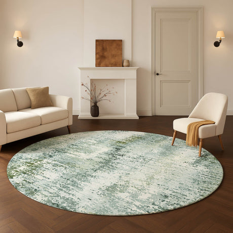 Dalyn Lumara LM5 Sage Rug shown in a room