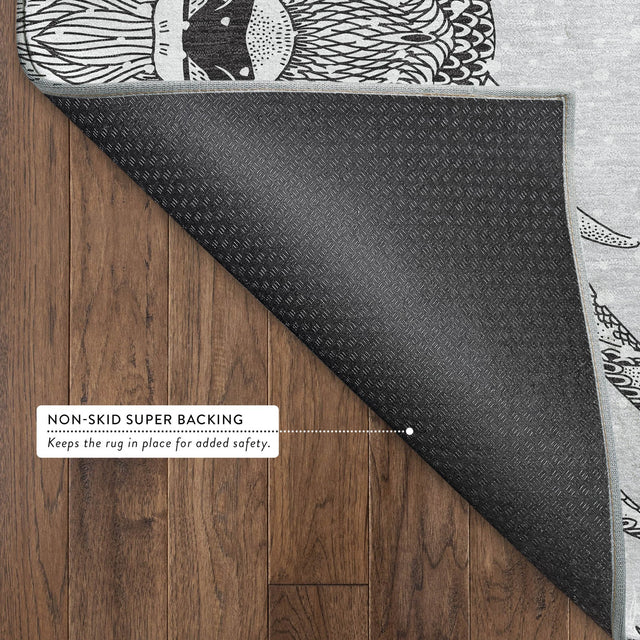 Dalyn Merry & Bright MY10 Flannel Rug backing detail