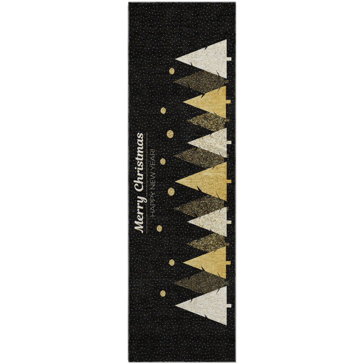 Dalyn Merry & Bright MY11 Black Rug runner rug
