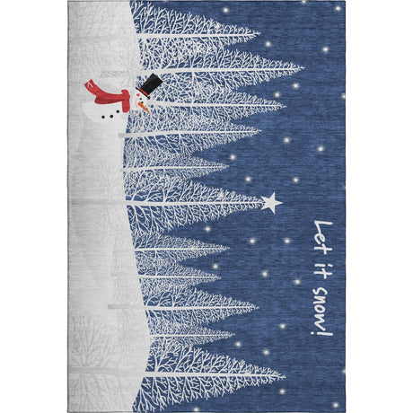 Dalyn Merry & Bright MY12 Navy Rug main image
