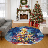 Dalyn Merry & Bright MY14 Navy Rug shown in a room