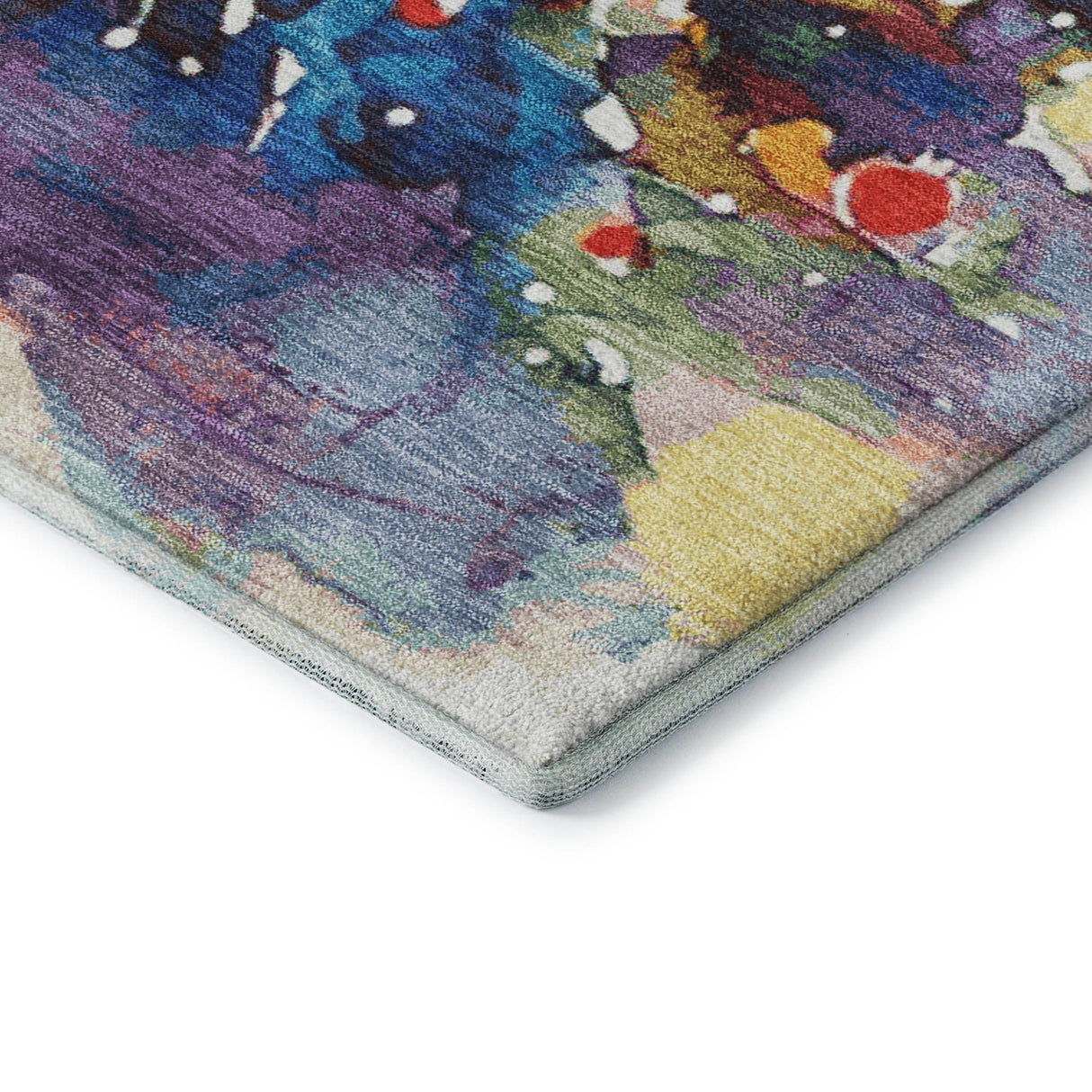 Dalyn Merry & Bright MY14 Navy Rug corner detail