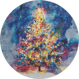 Dalyn Merry & Bright MY14 Navy Rug round rug