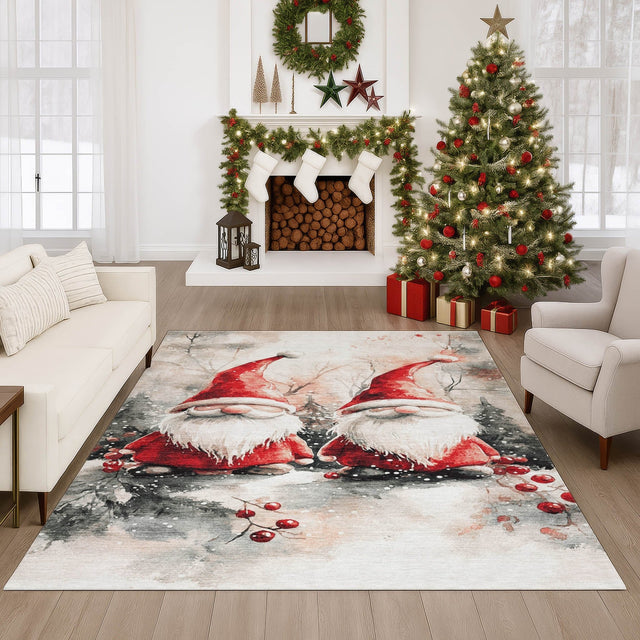 Dalyn Merry & Bright MY16 Ivory Rug shown in a room