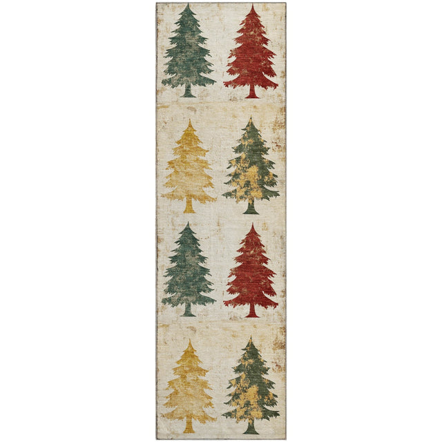 Dalyn Merry & Bright MY17 Ivory Rug runner rug