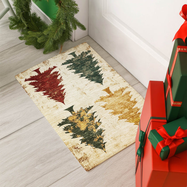 Dalyn Merry & Bright MY17 Ivory Rug shown in a room