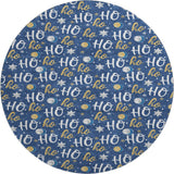 Dalyn Merry & Bright MY18 Navy Rug round rug
