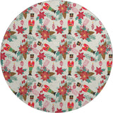 Dalyn Merry & Bright MY19 Ivory Rug round rug