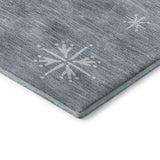 Dalyn Merry & Bright MY2 Gray Rug corner detail