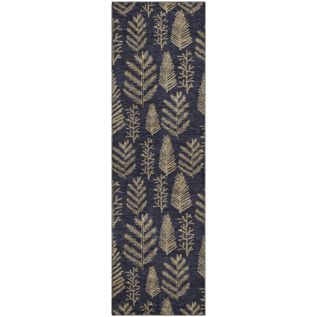 Dalyn Merry & Bright MY21 Black Rug runner rug