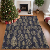 Dalyn Merry & Bright MY21 Black Rug shown in a room