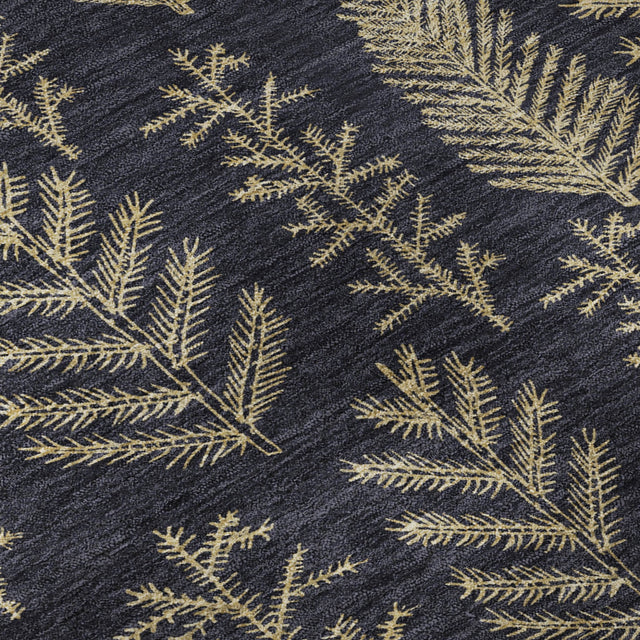 Dalyn Merry & Bright MY21 Black Rug color swatch