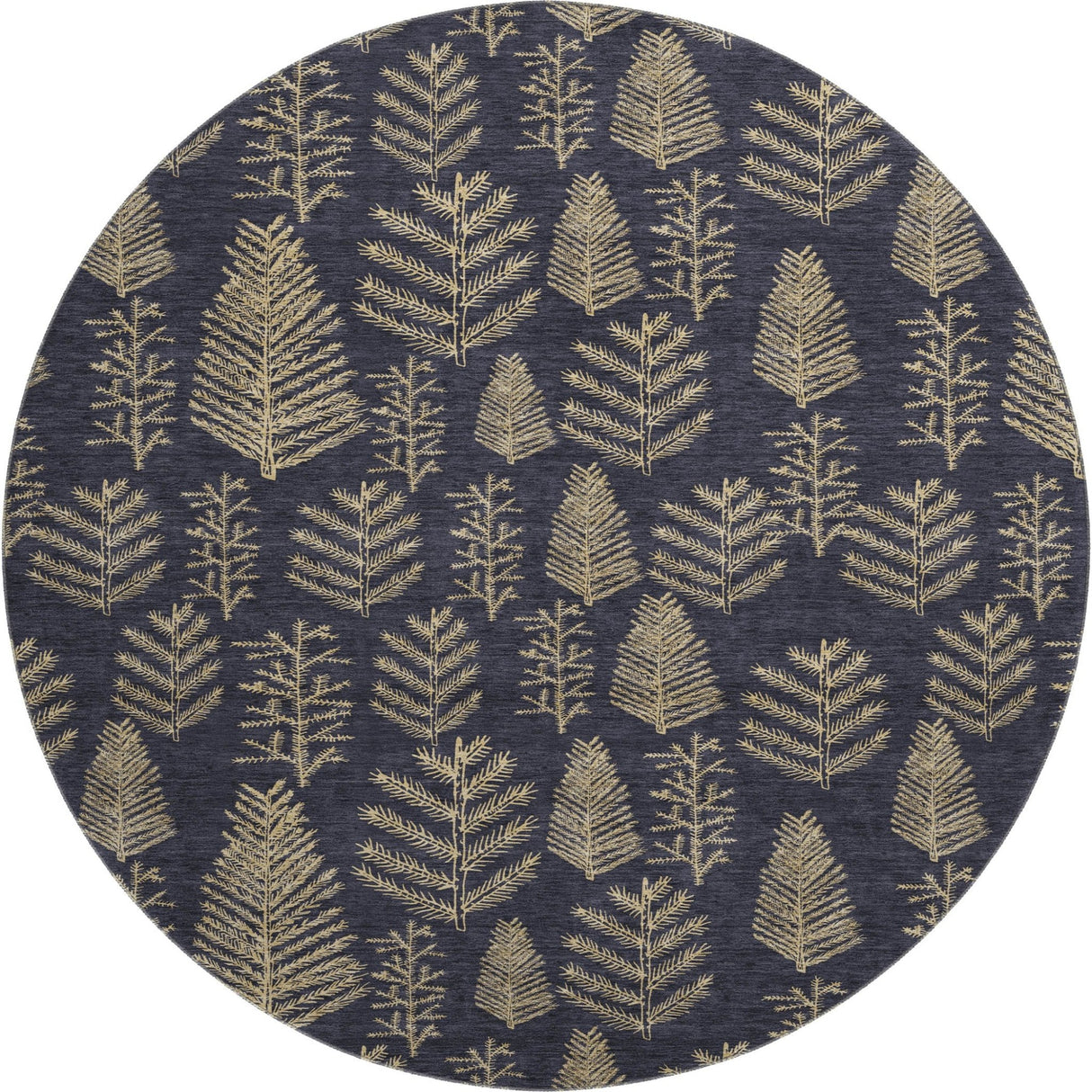 Dalyn Merry & Bright MY21 Black Rug round rug