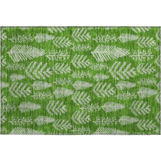 Dalyn Merry & Bright MY21 Green Rug rectangular rug