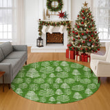 Dalyn Merry & Bright MY21 Green Rug shown in a room
