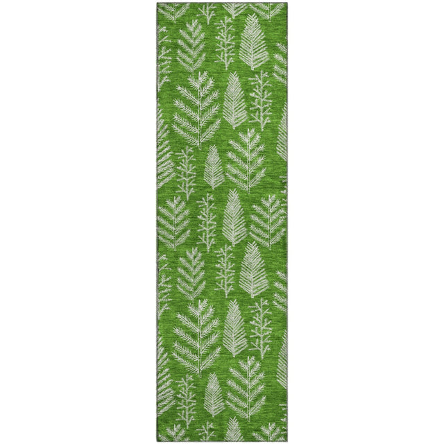 Dalyn Merry & Bright MY21 Green Rug runner rug