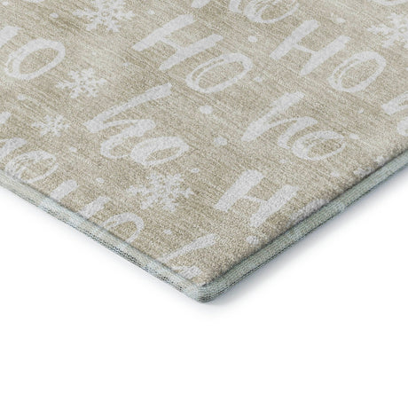 Dalyn Merry & Bright MY22 Beige Rug corner detail