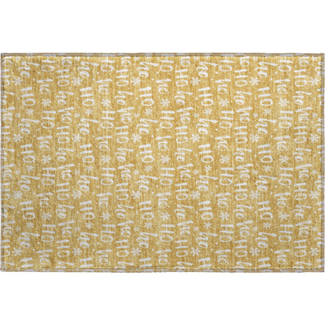 Dalyn Merry & Bright MY22 Gold Rug rectangular rug