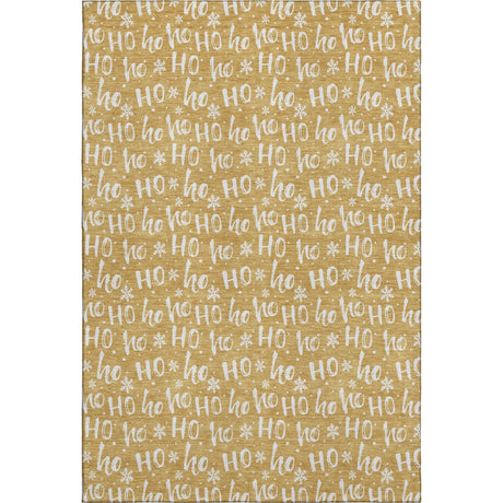 Dalyn Merry & Bright MY22 Gold Rug main image