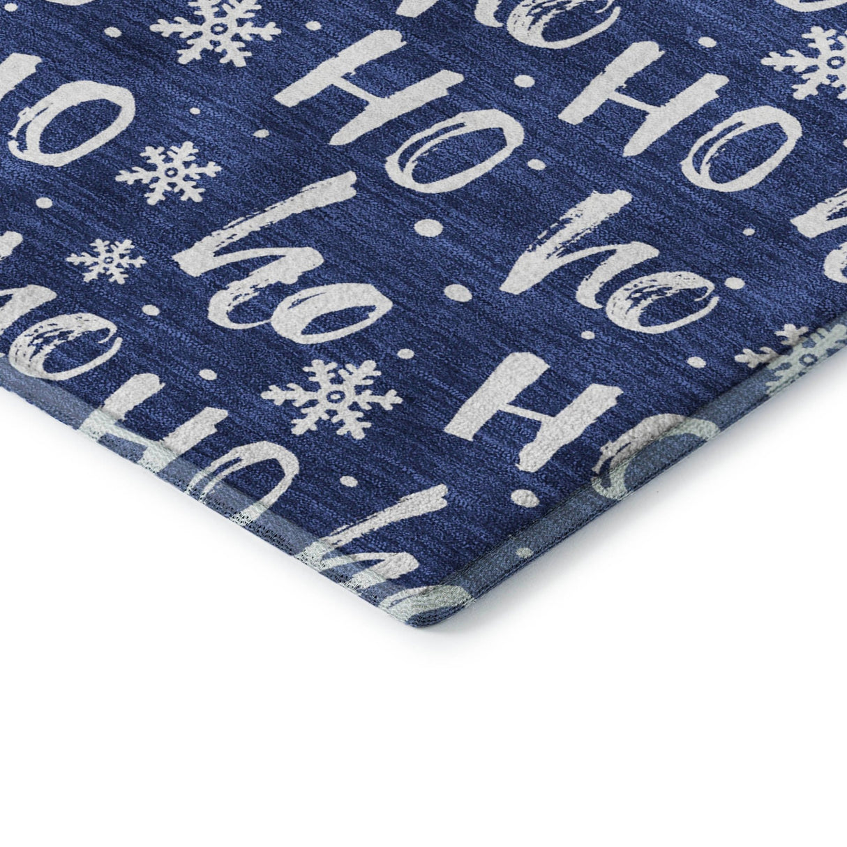 Dalyn Merry & Bright MY22 Navy Rug corner detail