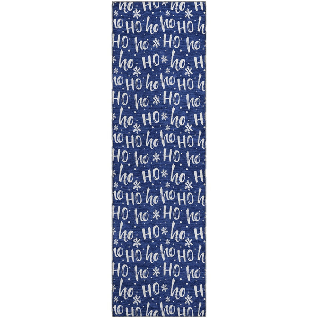Dalyn Merry & Bright MY22 Navy Rug runner rug