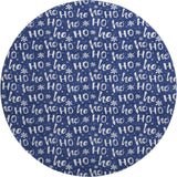 Dalyn Merry & Bright MY22 Navy Rug round rug