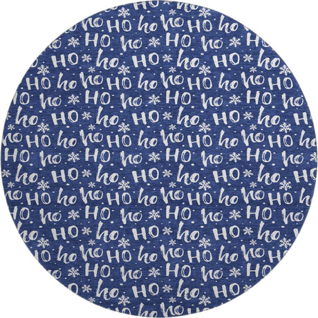 Dalyn Merry & Bright MY22 Navy Rug round rug
