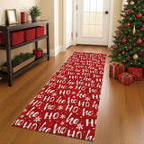 Dalyn Merry & Bright MY22 Red Rug shown in a room