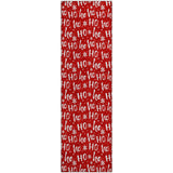 Dalyn Merry & Bright MY22 Red Rug runner rug